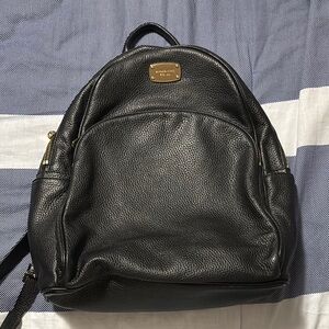 Michael Kors Black Leather Backpack Timeless Design